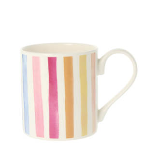 Bluebellgray Market Stripe Cerise Mug 300ml